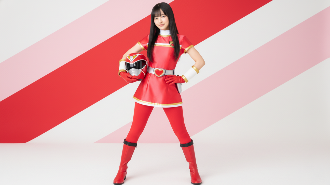 レッド 画像1 / Bewitchinger Red tokusatsu heroine visual 1