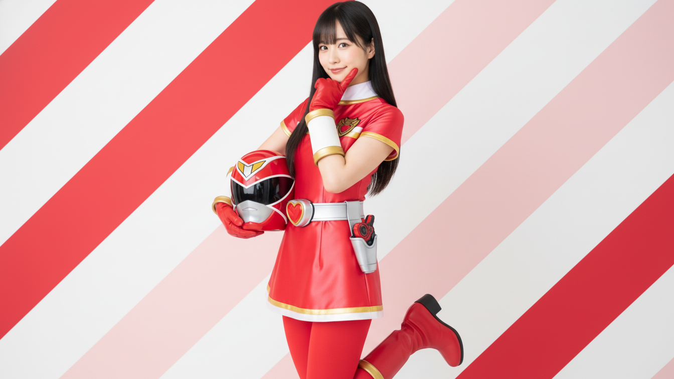 レッド 画像2 / Bewitchinger Red tokusatsu heroine visual 2