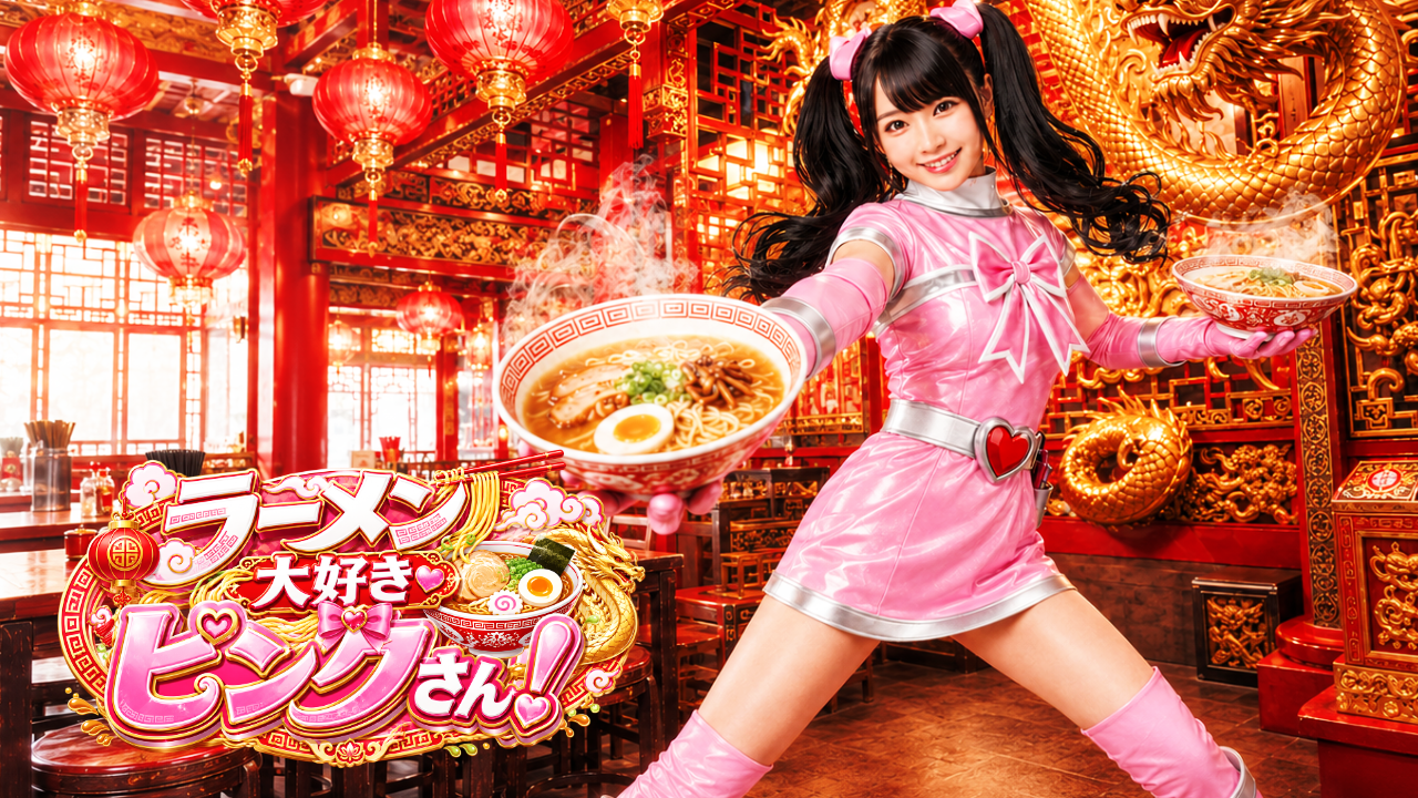 ラーメン大好きピンクさんの唄 ジャケット