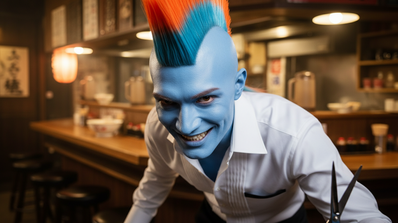 美容室怪人メンズオンオン / Mens Onon, a hair salon monster from Bewitchinger