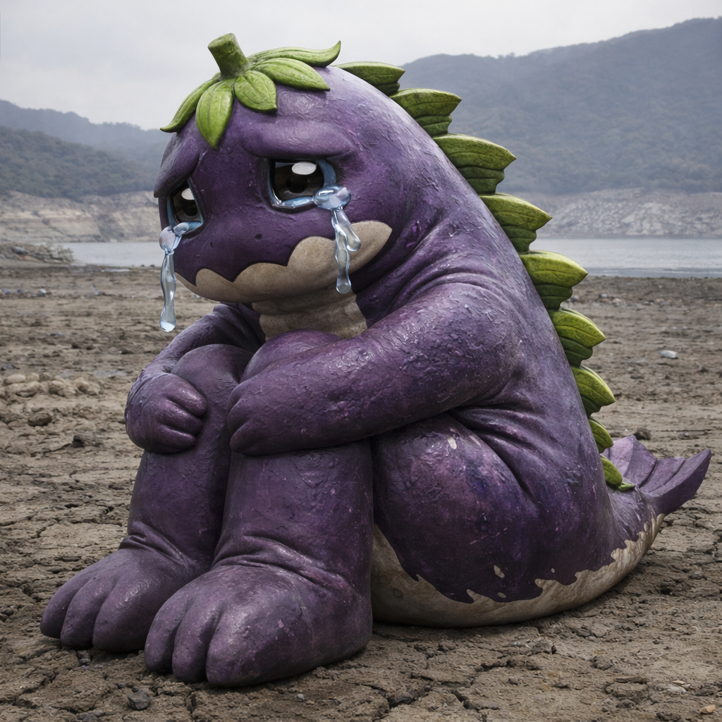 ナスビ怪獣ナッシー / Nassy, an eggplant kaiju from Bewitchinger